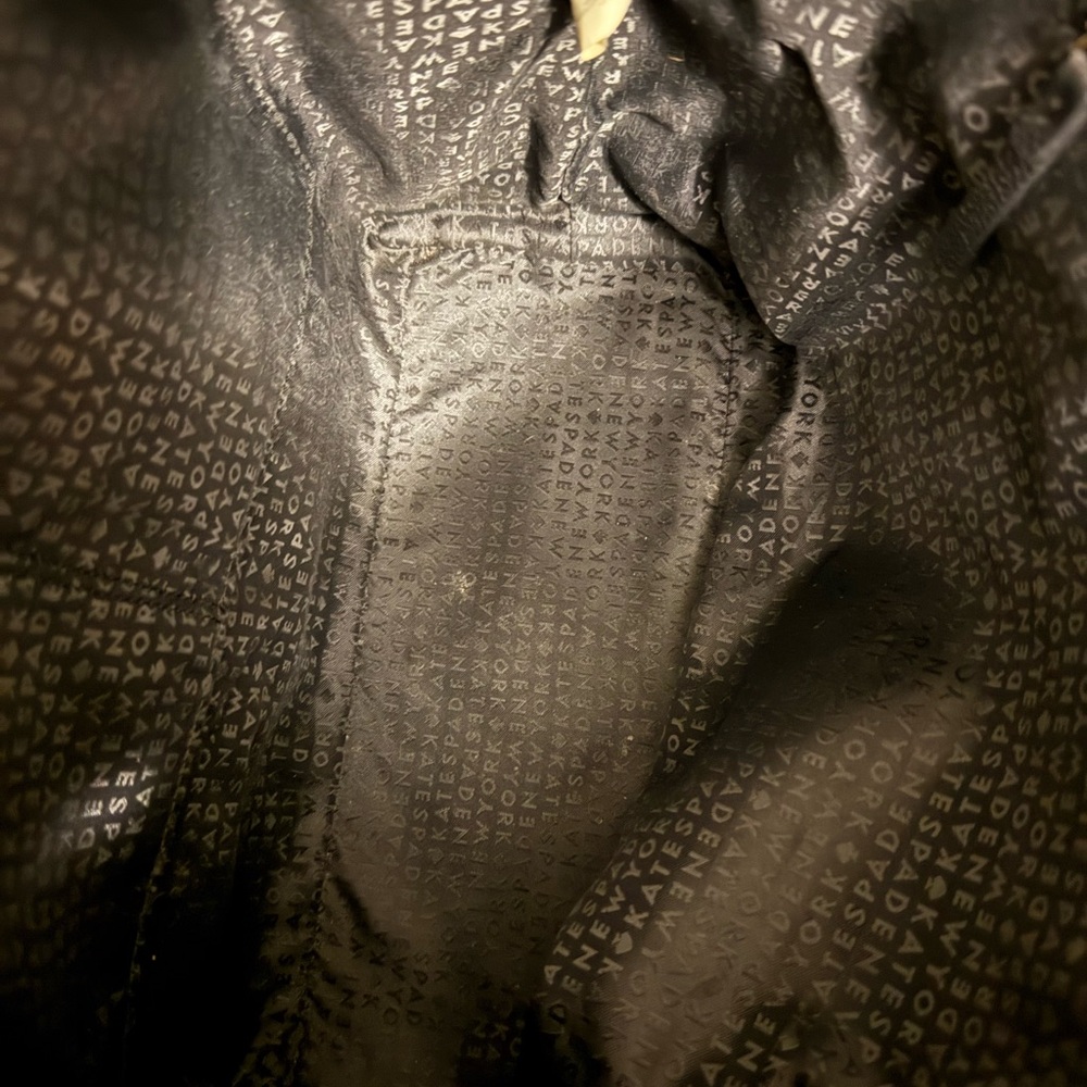 Kate Spade Black Pebbled Leather Tote With Matching Wallet - Picture 10 of 11